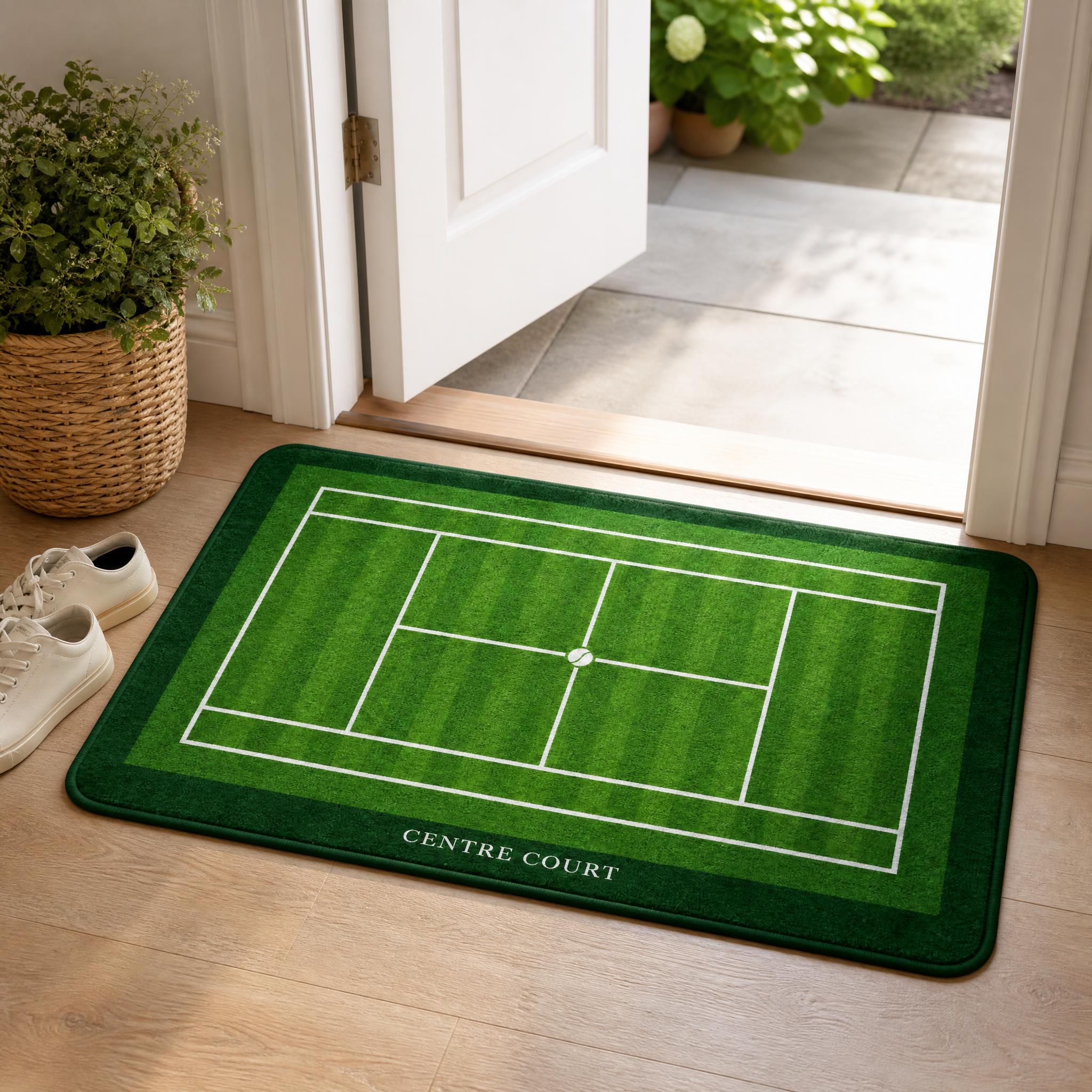 Outdoor Sport Centre - Centre Court Grass Tennis Court Doormat
