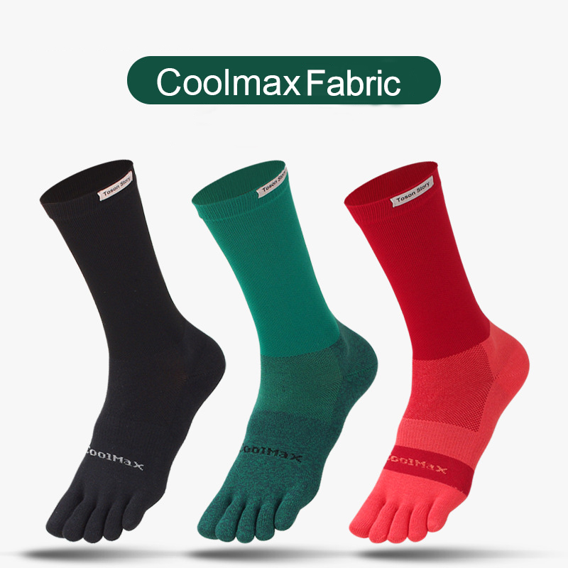 1/5 Pairs Men's High Crew Five - Outdoor Sport Hose recensione e prezzo