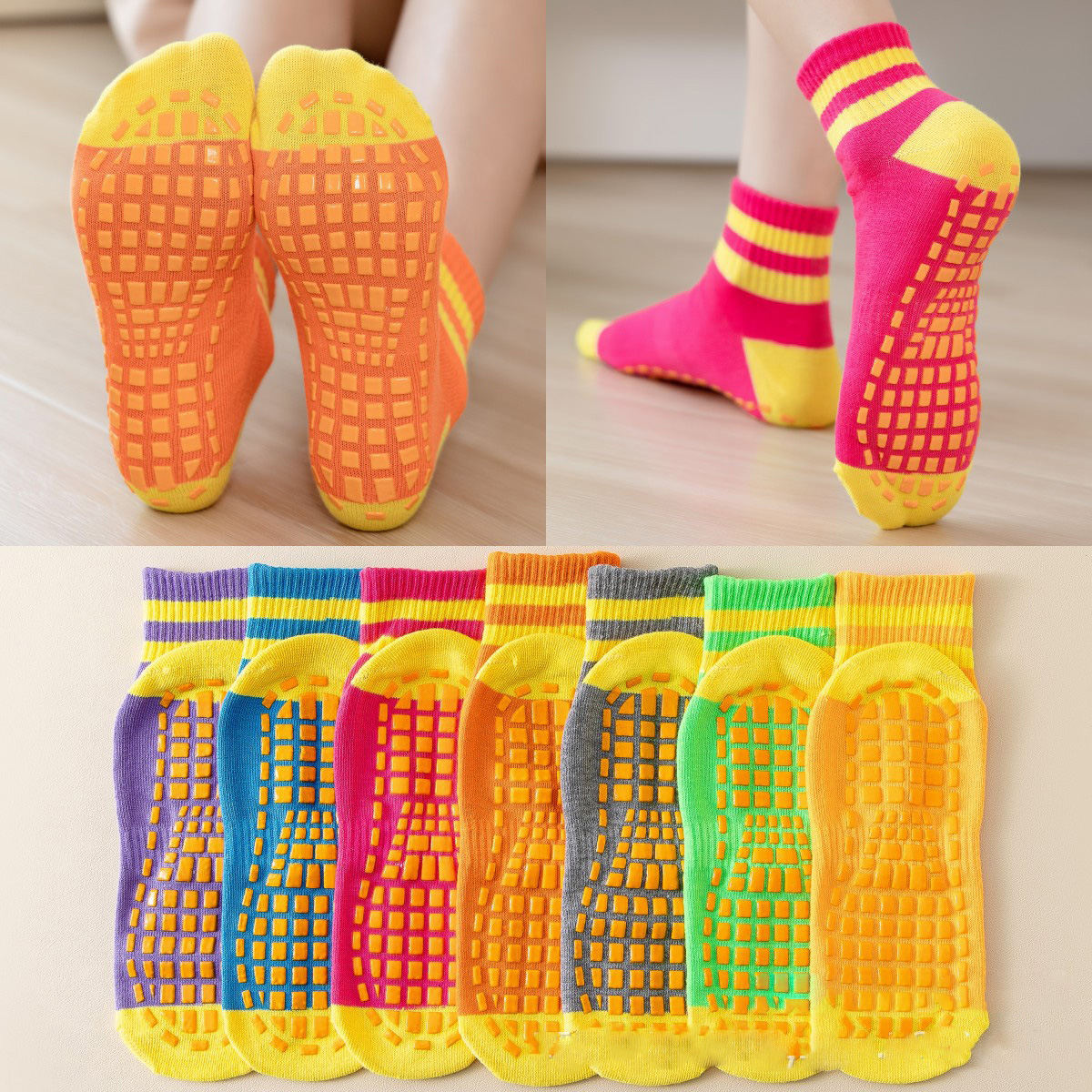 10 Pairs Pack Trampoline Socks - Trampoline Park Sock recensione e prezzo