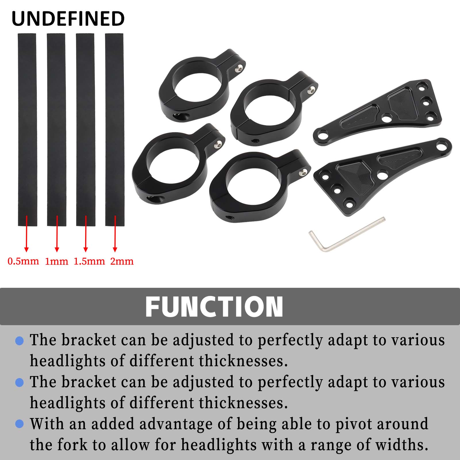 33mm-58mm Headlight Bracket Mo - Outdoor Sport Hose recensione e prezzo