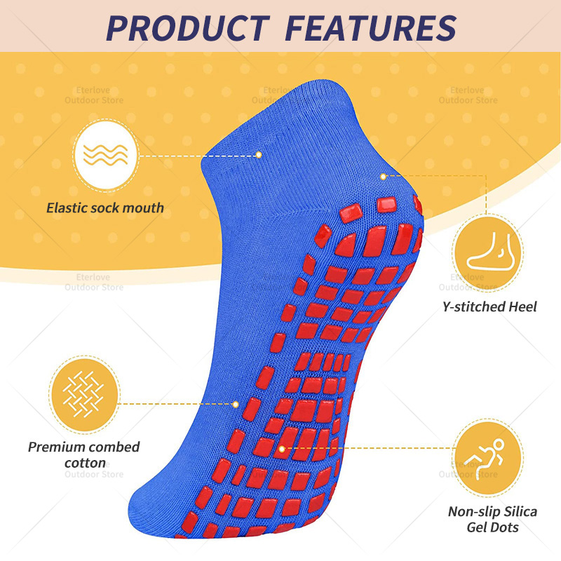 4 Pairs Yoga Pilates Trampolin - Trampoline Park Sock recensione e prezzo