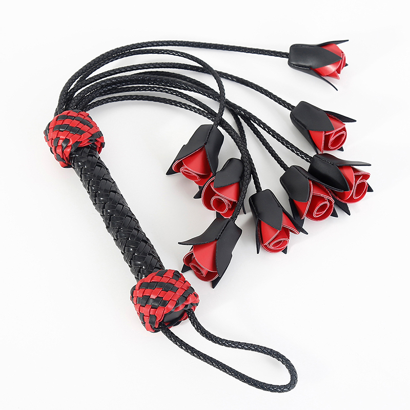 64.5cm Leather Handle Rose Top - Riding Crop Dressage recensione e prezzo