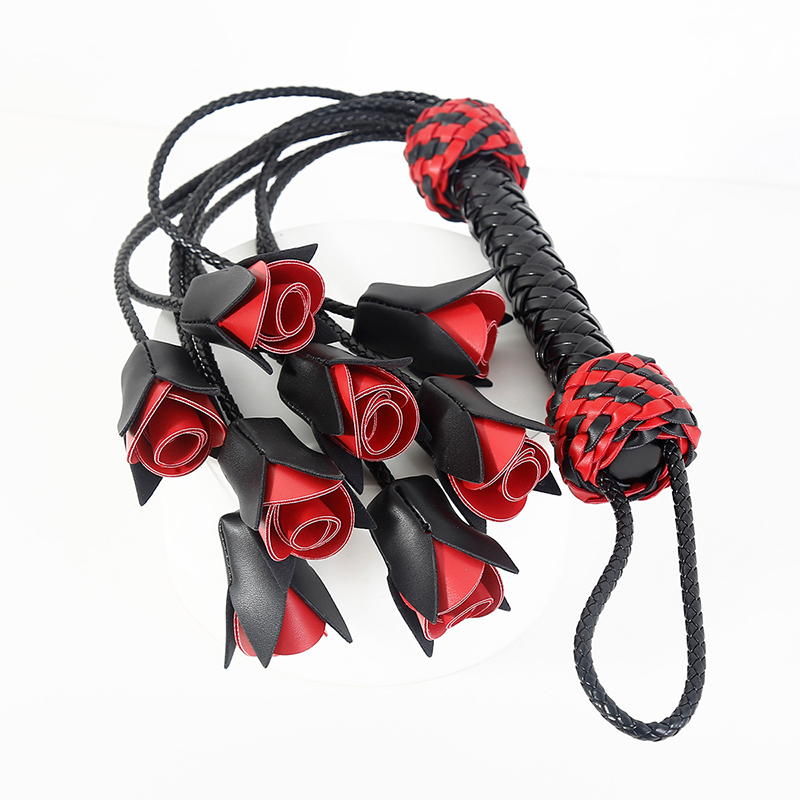 64.5cm Leather Handle Rose Top - Riding Crop Dressage recensione e prezzo