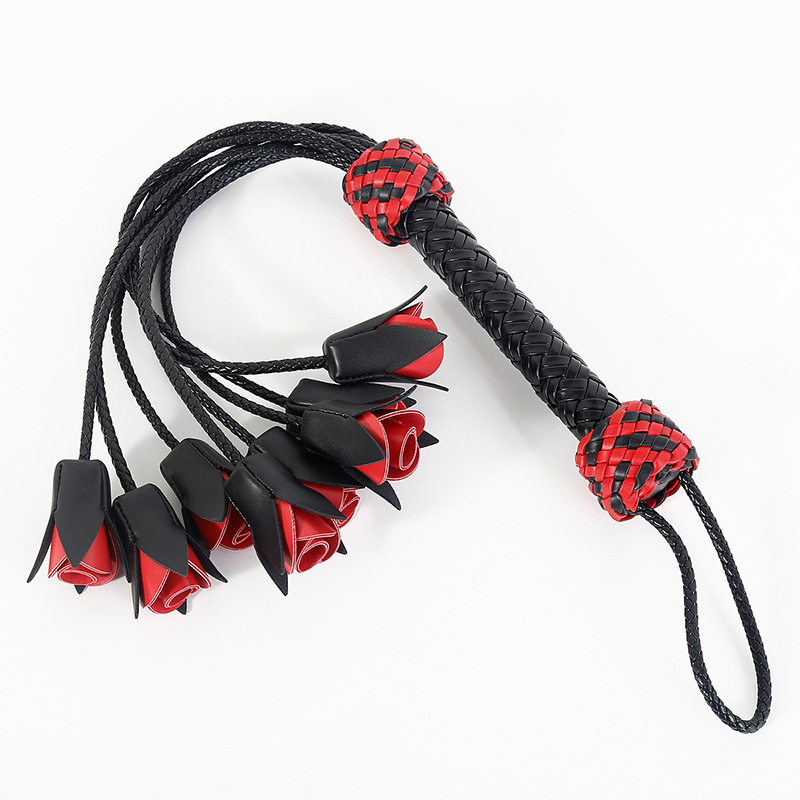 64.5cm Leather Handle Rose Top - Riding Crop Dressage recensione e prezzo