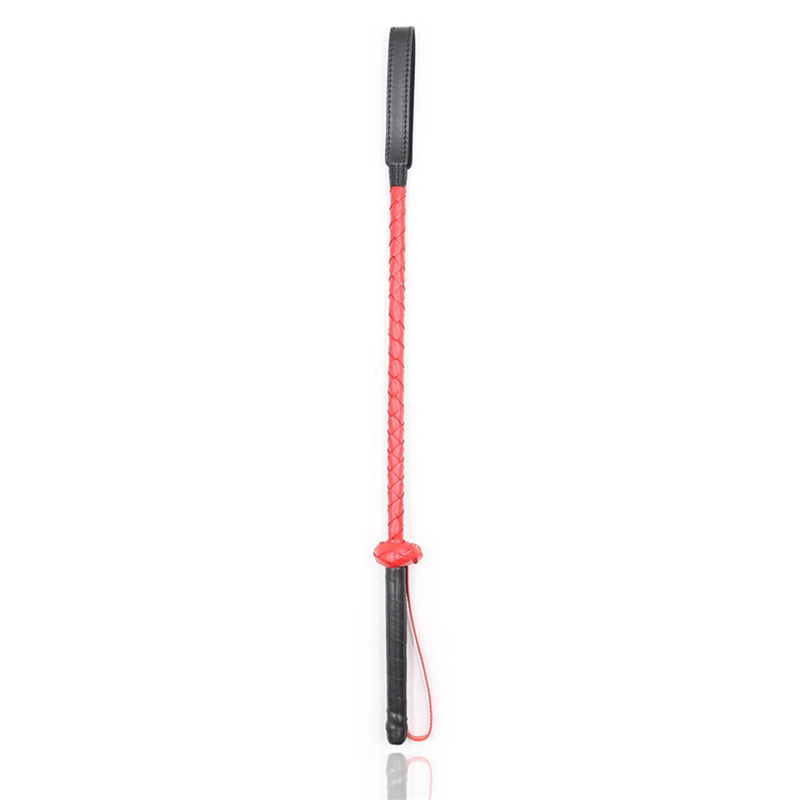 56cm Red and Black Leather Lon - Riding Crop Dressage recensione e prezzo