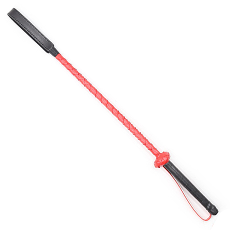56cm Red and Black Leather Lon - Riding Crop Dressage recensione e prezzo