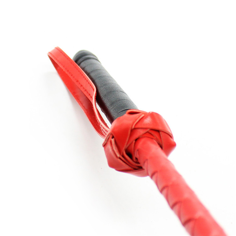 56cm Red and Black Leather Lon - Riding Crop Dressage recensione e prezzo