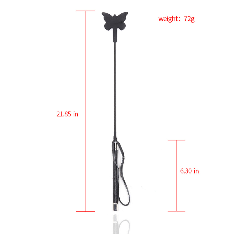 55CM Black Silicone Butterfly  - Riding Crop Dressage recensione e prezzo