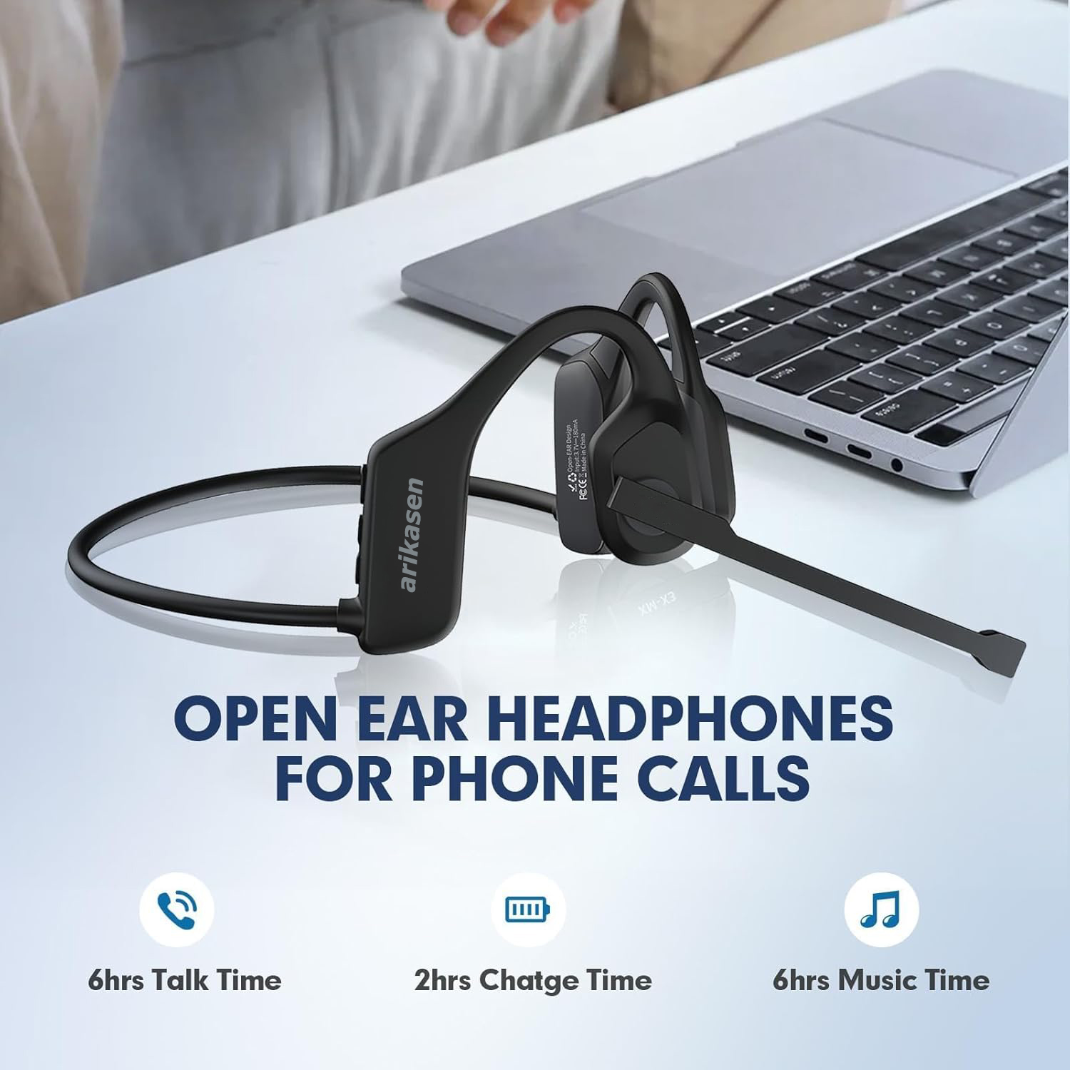 Open Ear Headphones with Mic,  - Outdoor Sport Centre recensione e prezzo
