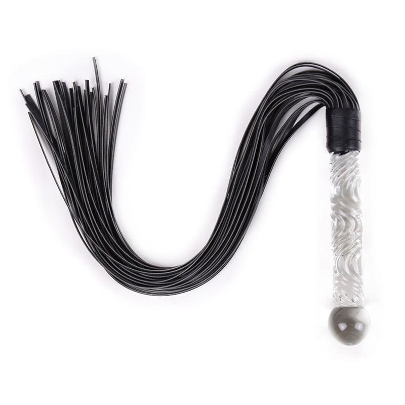 70cm Glass Handle Black Leathe - Riding Crop Dressage recensione e prezzo