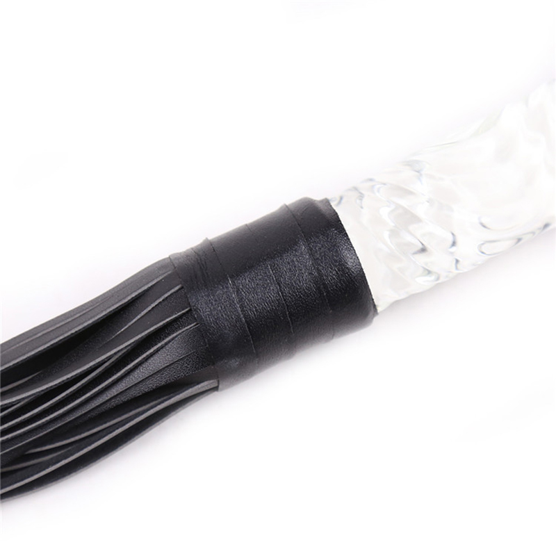 70cm Glass Handle Black Leathe - Riding Crop Dressage recensione e prezzo