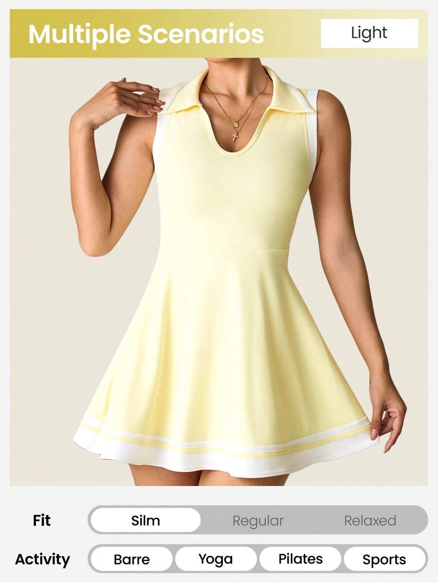 Womens Sleeveless Collar Sport - Outdoor Sport Dress recensione e prezzo