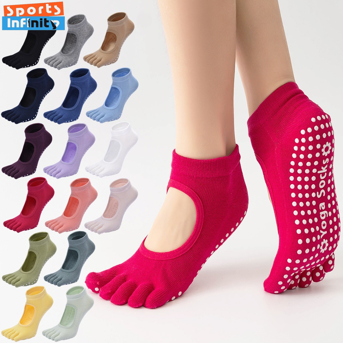 Lady Five Finger Backless Yoga - Trampoline Park Sock recensione e prezzo